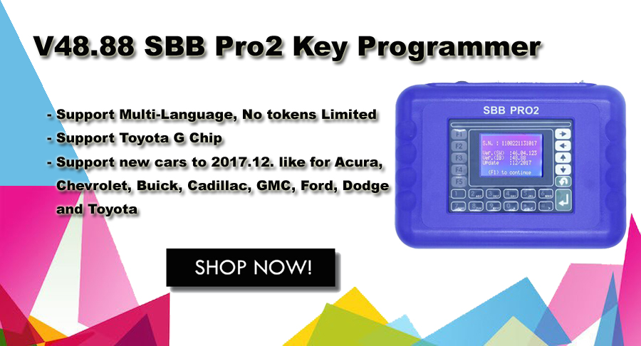 SBB Pro2 key programmer